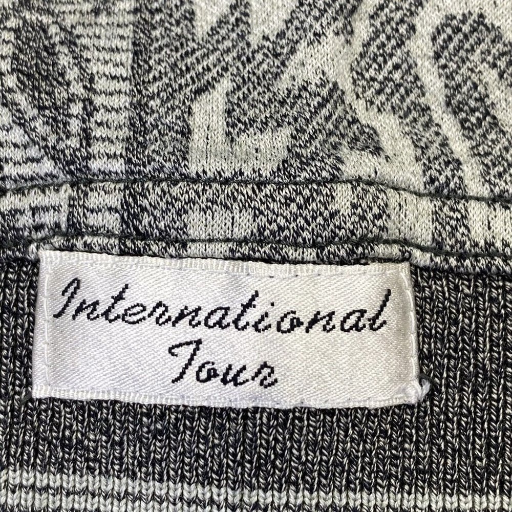 Izod Club Double Mercerized Bay Tree Golf Polo Shirt Gray Mens Size L 60s 2 Ply - Picture 9 of 10